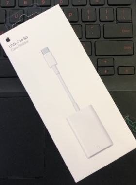 苹果正品 iPad Pro Mac USB-C转SD读卡器  type-c转SD极速UHS-II