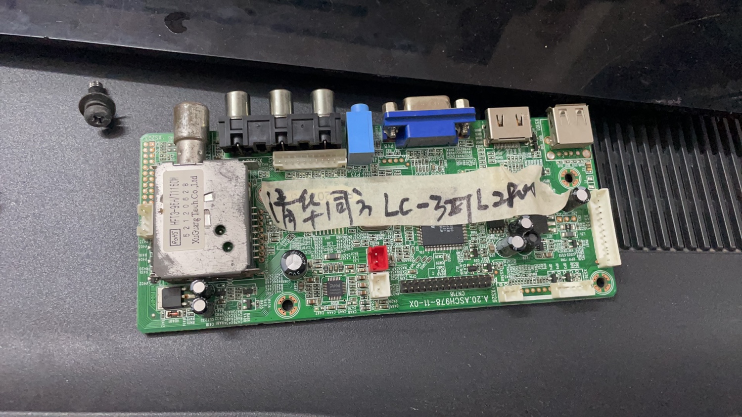 清华同方LC-32TL2800主板A.20.ASCH978-11-0X电源板LK-PL320216