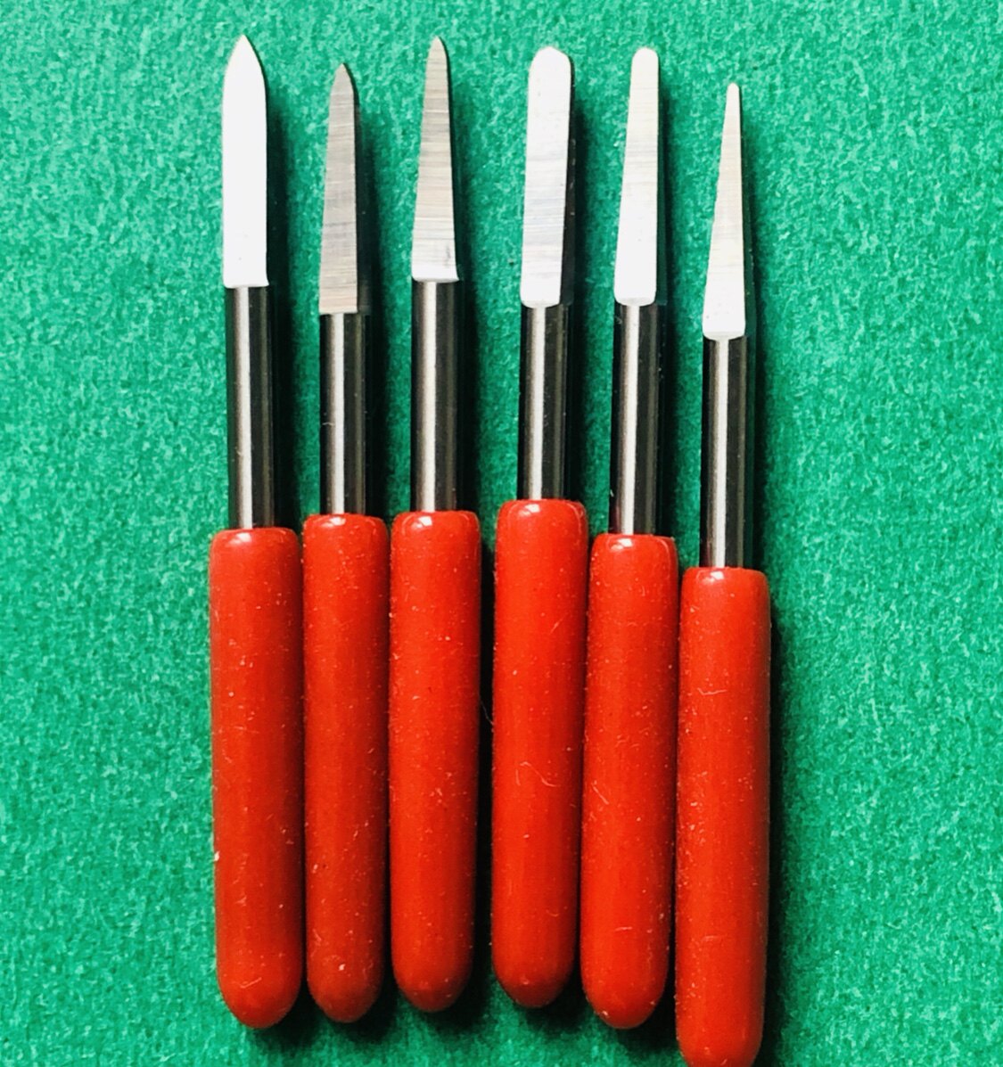 35柄钨钢两刃桃核橄榄核雕刀牙机电动去皮象牙果老李刻刀