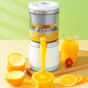 充电榨汁机家用多功能原汁机小型迷你学生电动水果橙汁压榨果汁机