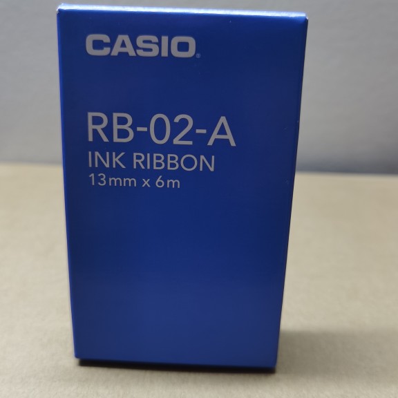 CASIO卡西欧打印计算器墨球色带RB-02双色用于DR-120TM 210TM