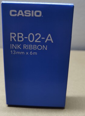 CASIO卡西欧打印计算器墨球色带RB-02双色用于DR-120TM 210TM