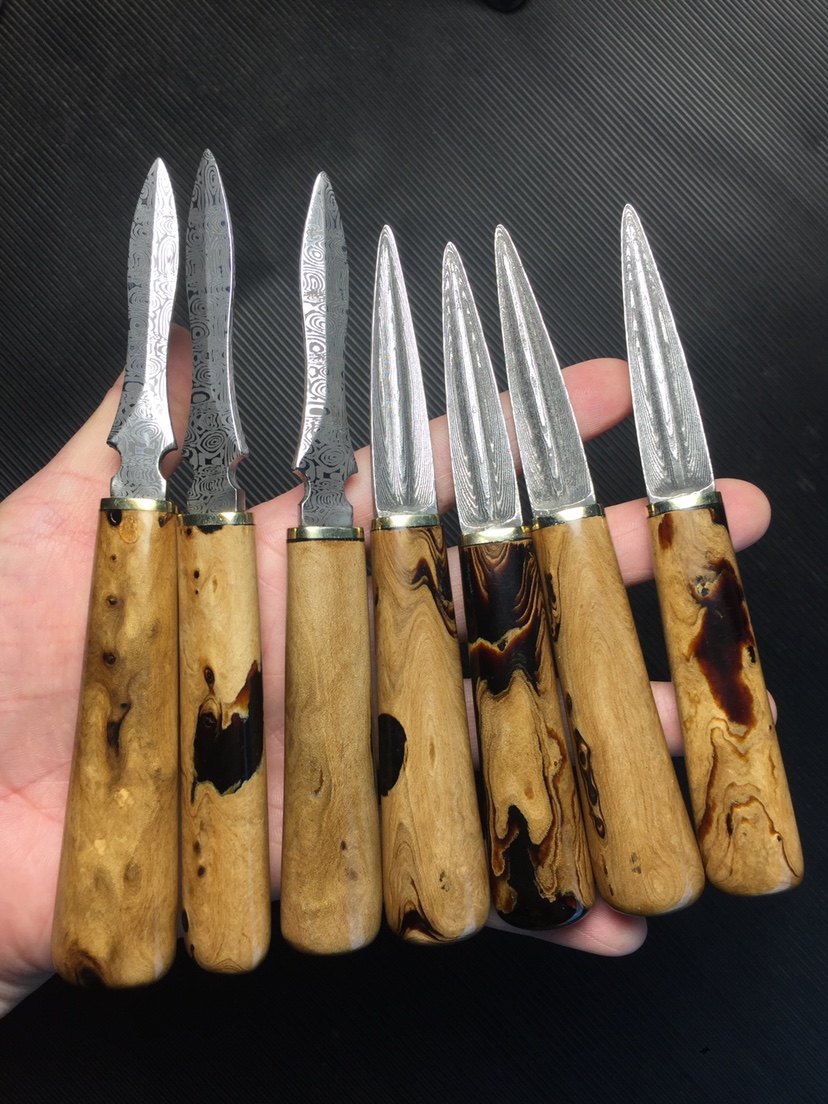 海柳血柳 素面茶刀 一图一物 纹理漂亮