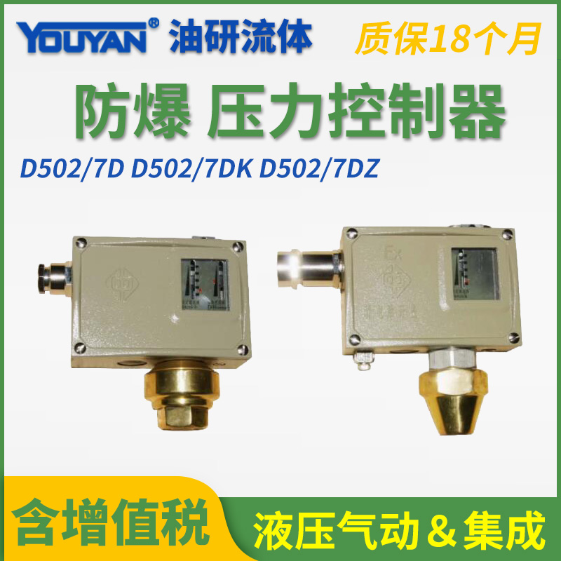 压力控制器D502/7D/7DK/7DZ防爆0810407 0810308 0840180 0850380 标准件/零部件/工业耗材 其他液压元件 原图主图