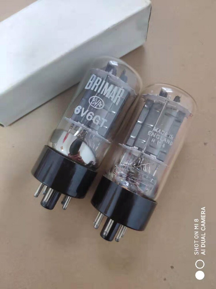 全新英国宝马6v6gt电子管代6中6c 6p6p 6f6gt提供配对黑屏圆环