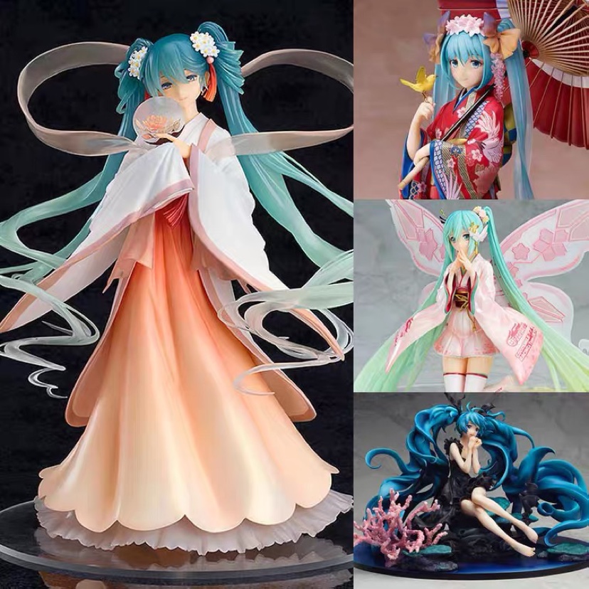 中秋初音盒装手办初音未来系列二次元模型盒装公仔