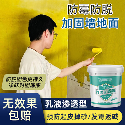 墙固界面剂内墙加固剂地面强固涂料墙面胶防潮水泥地固基面固化剂