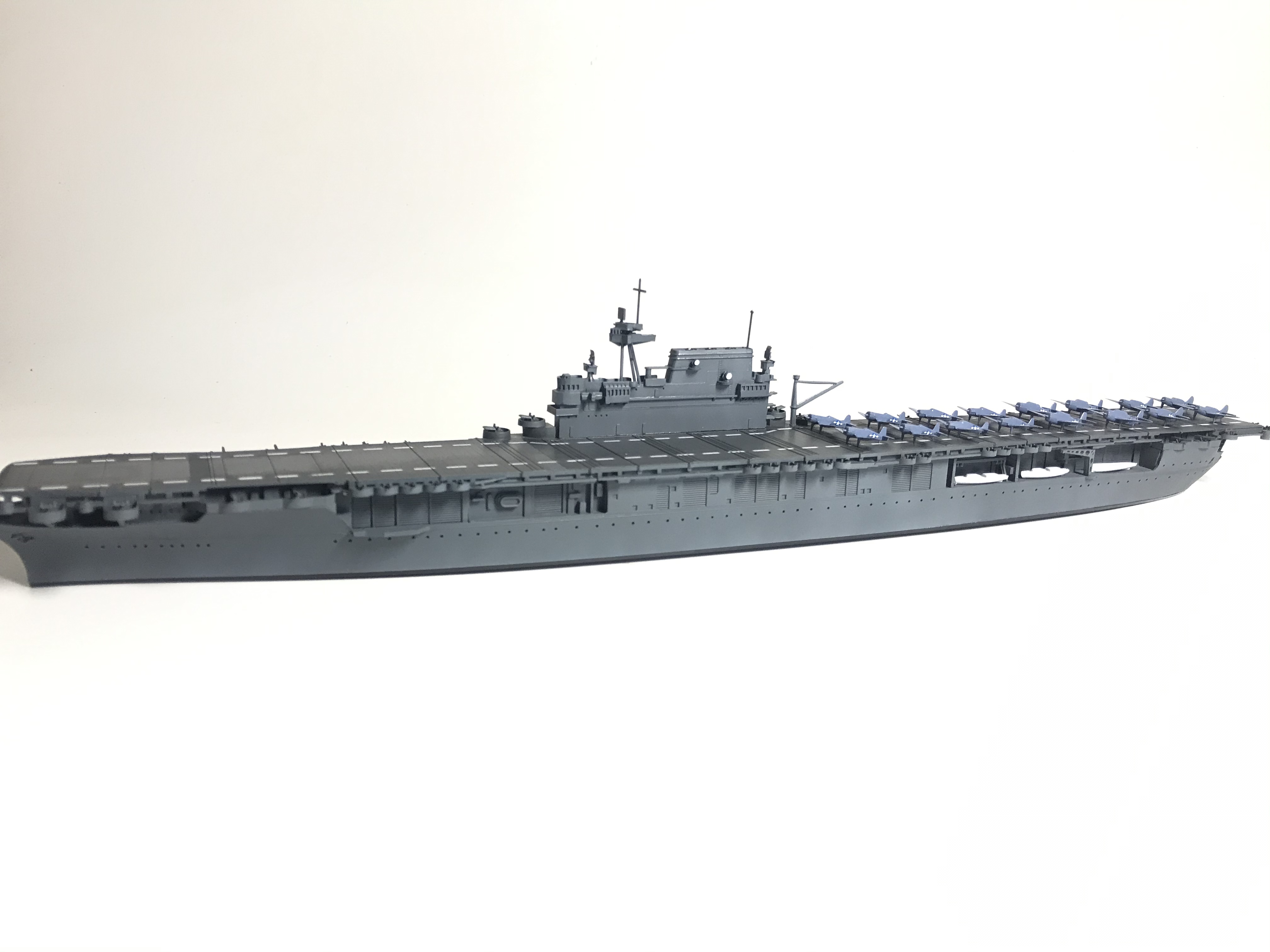 1/700二战美国海军 企业号航空母舰模型 完成品 代工定做