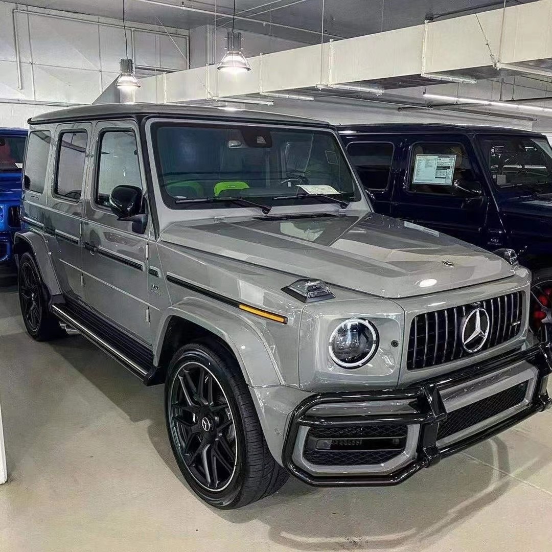全新整车进口21款美规奔驰G63AMG4.0T限量水泥灰现车平行进口汽车