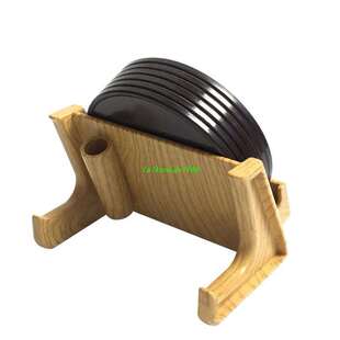 .7pcs Storage Double Plastic 9.2cm With Set Coaster Holder