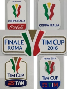 意甲意大利杯2425赛季臂章 2122决赛米兰尤文 2324国米罗马拉齐奥