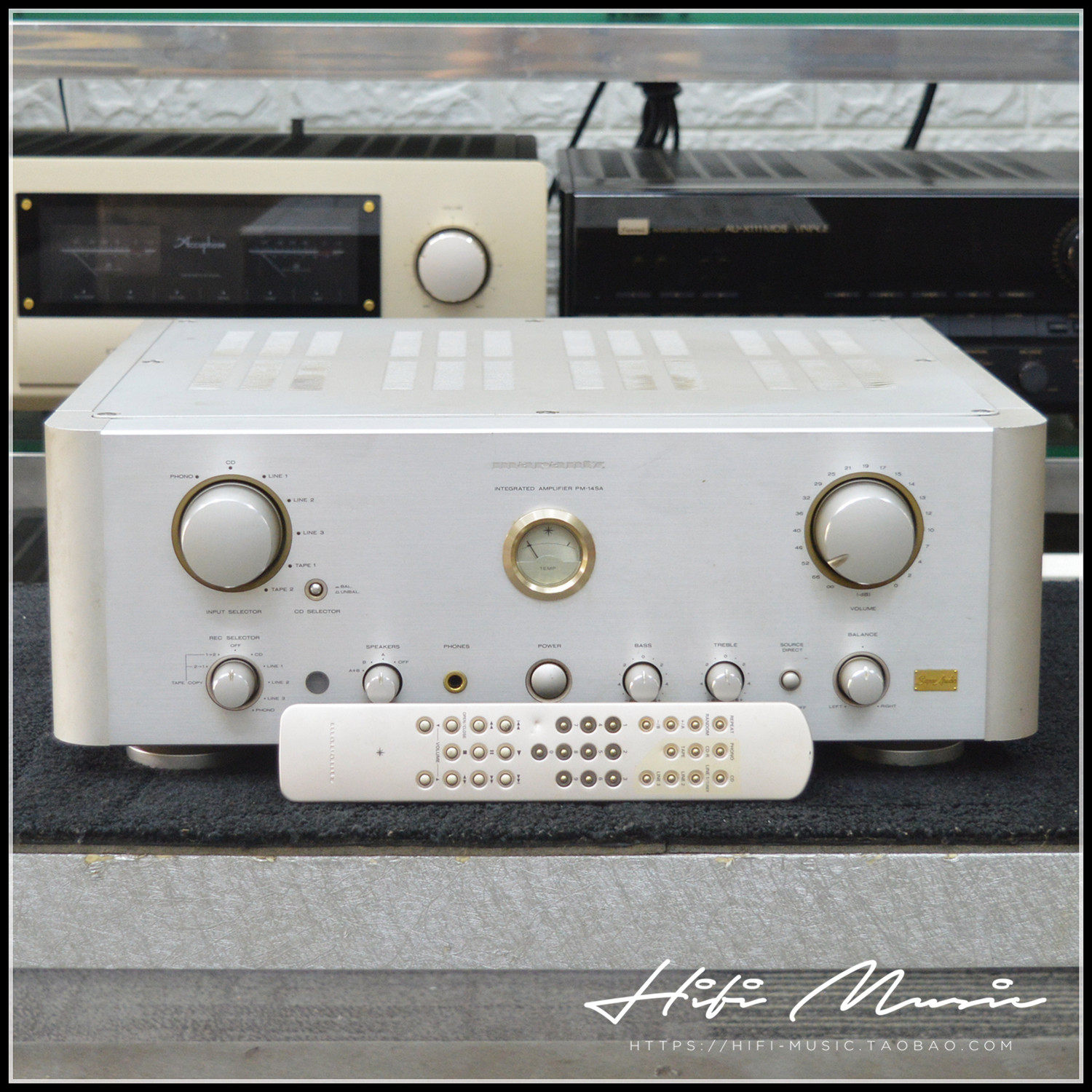 二手原装日本进口Marantz马兰士PM-14SA发烧HIFI功放机原装遥控器