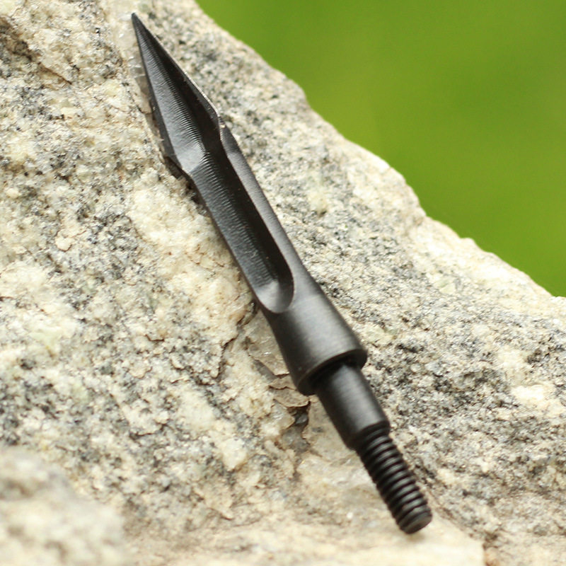 弓箭破甲六支装 户外复古柳叶螺纹箭头加硬冷兵娱乐运动影视