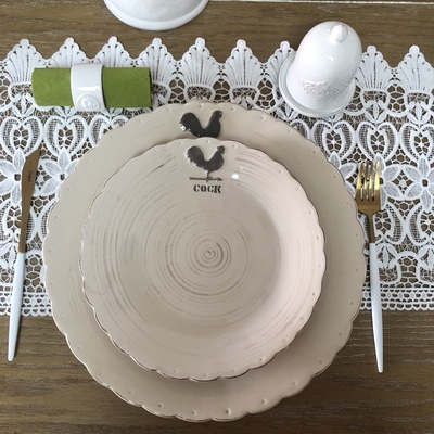 欧式复古盘子北欧餐具牛排ins风