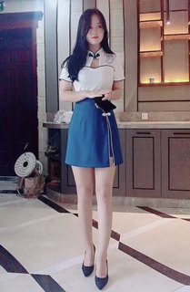 新款 美容师明星工作服商务SPA足浴足疗时尚弹力魅力技师采耳套装