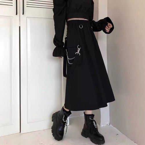设计感小众日系背带夏酷女孩穿搭