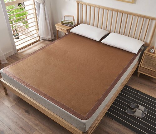 加厚可对折叠家用米床双人藤席