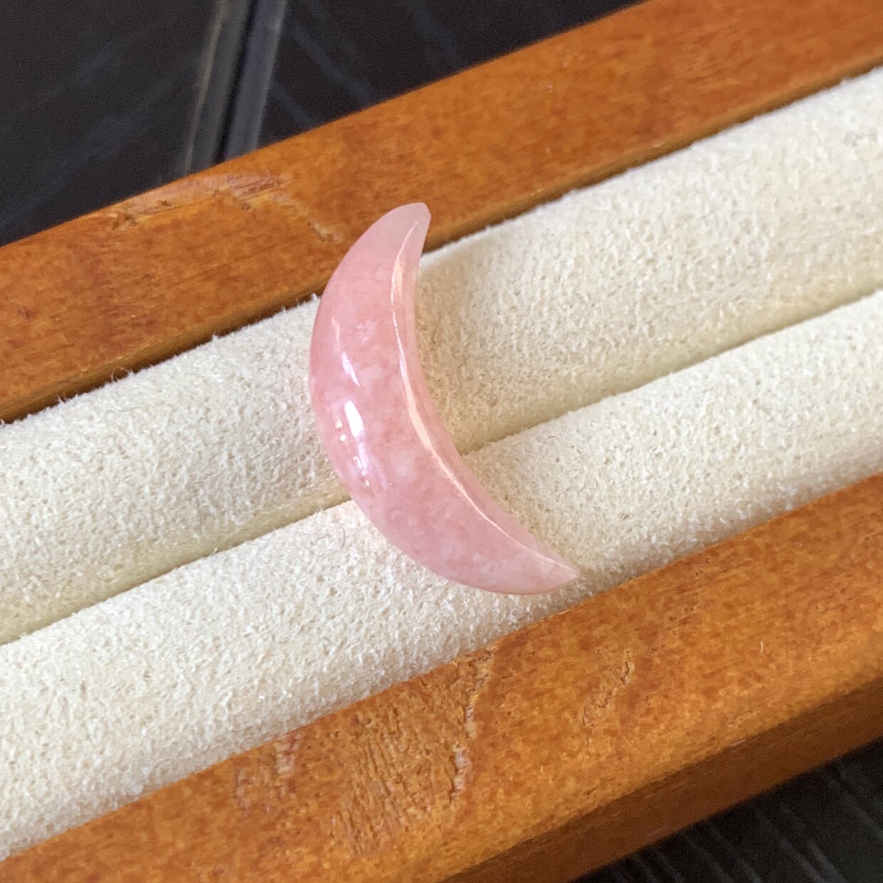 醒走 天然舒俱来老料果冻蜜桃橘色樱花蛋花月亮苏纪石戒面裸石