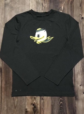 NCAA Oregon俄勒冈小鸭子训练投篮运动篮球训练速干吸汗透气长袖