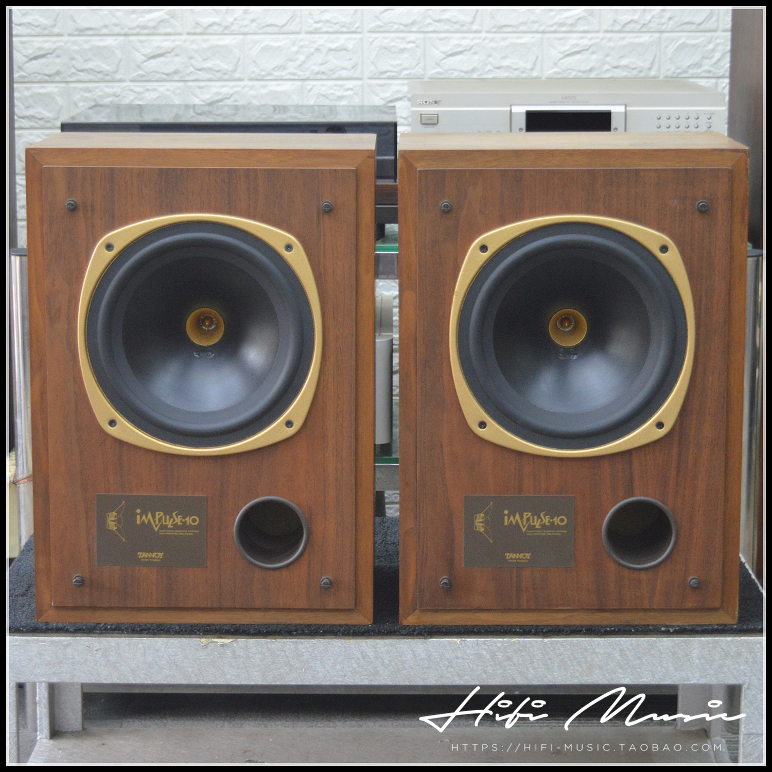 二手原装英国进口 Tannoy/天朗 impulse 10 发烧十寸同轴音箱..