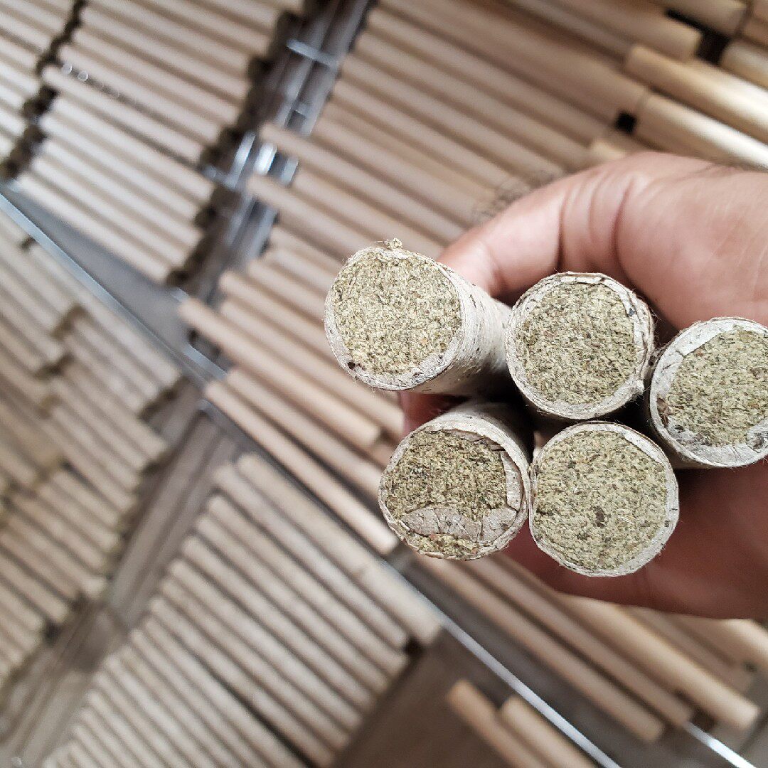 手工纯艾条不掺假古法三年陈野生蕲艾桑皮纸艾绒艾柱家用艾灸馆