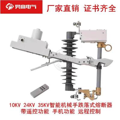 10KV 24KV 35KV智能跌落式熔断器无线遥控令克智能机械手跌落保险