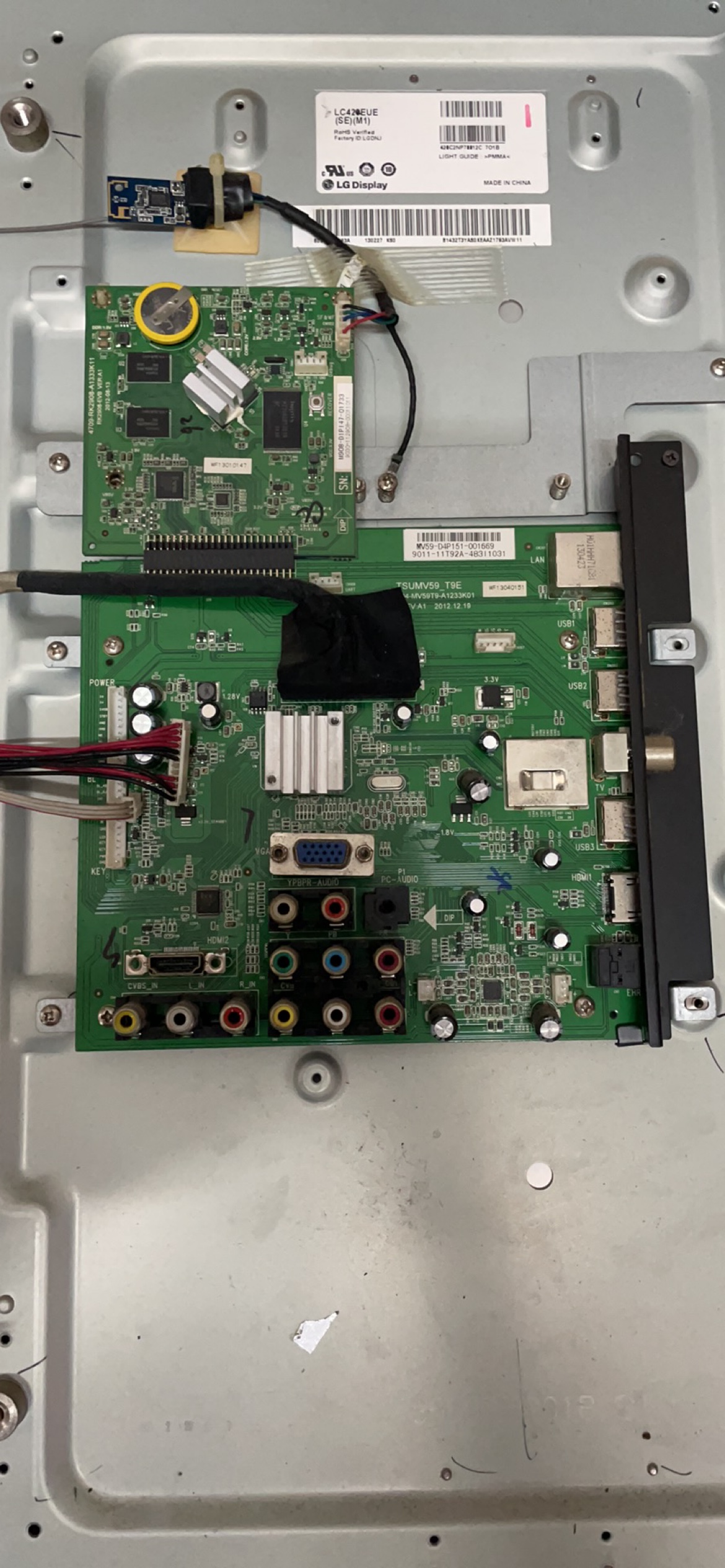 乙海42ES310主板4704-MV59T9-A1233K01配屏LC420EUN