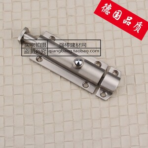 弹簧插销锌合金门扣门拴自动门栓不锈钢插销弹簧门后插销插销锁