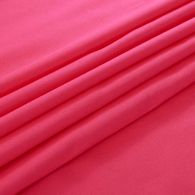 纯色加厚纯棉桃红色床单单件 单人双人加大 素色全棉玫红色被单