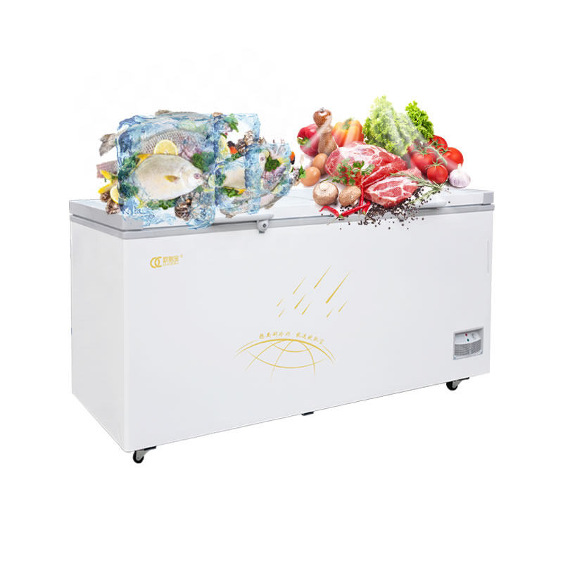 欧驰宝冰柜商用单温438升冷藏冷冻雪糕柜超市食品保鲜柜-18℃冷藏