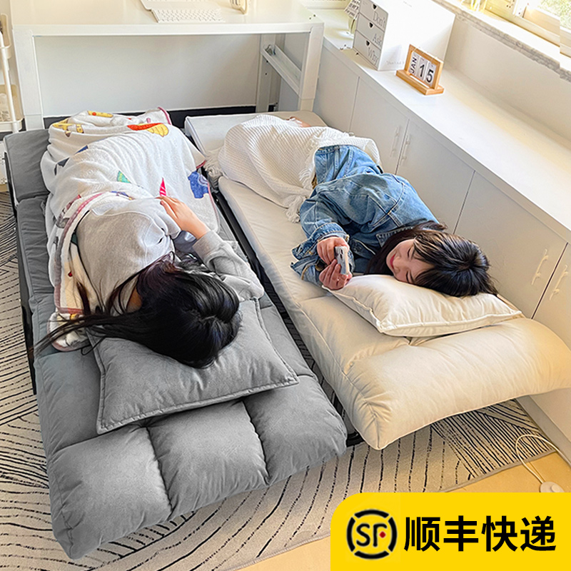 折叠床单人床家用可躺可坐午睡沙发躺椅小床办公室午休