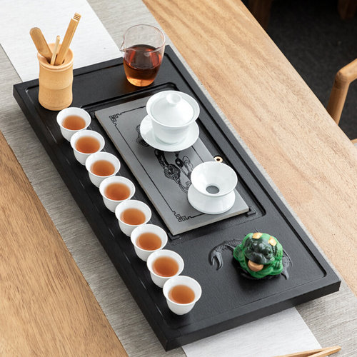厂家直供家用茶盘套装大号小型直排茶海茶台功夫茶具干泡茶盘批发