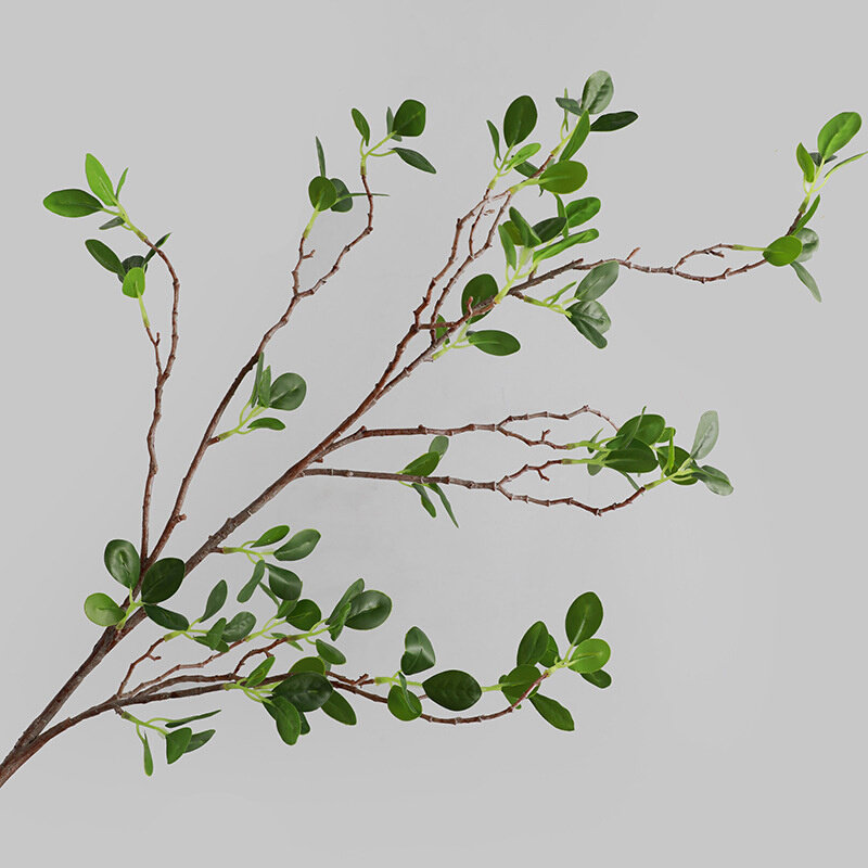 仿真植物绿植米兰叶绿色盆栽花卉商场家居摆件装饰婚庆假花