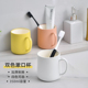 高颜值漱口杯情侣刷牙杯子简约洗漱杯女家用塑料轻奢牙缸男士 套装