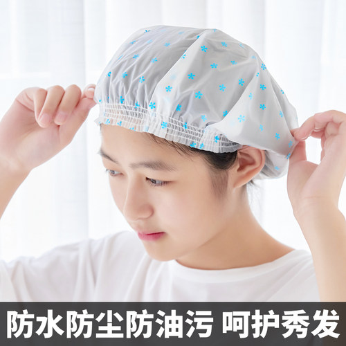 日本浴帽防水可爱女款沐浴家用