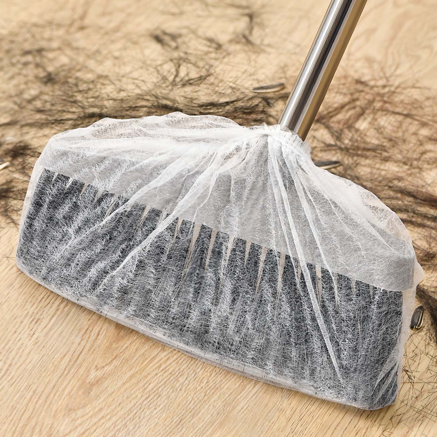 一次性扫把除尘套毛发清理神器