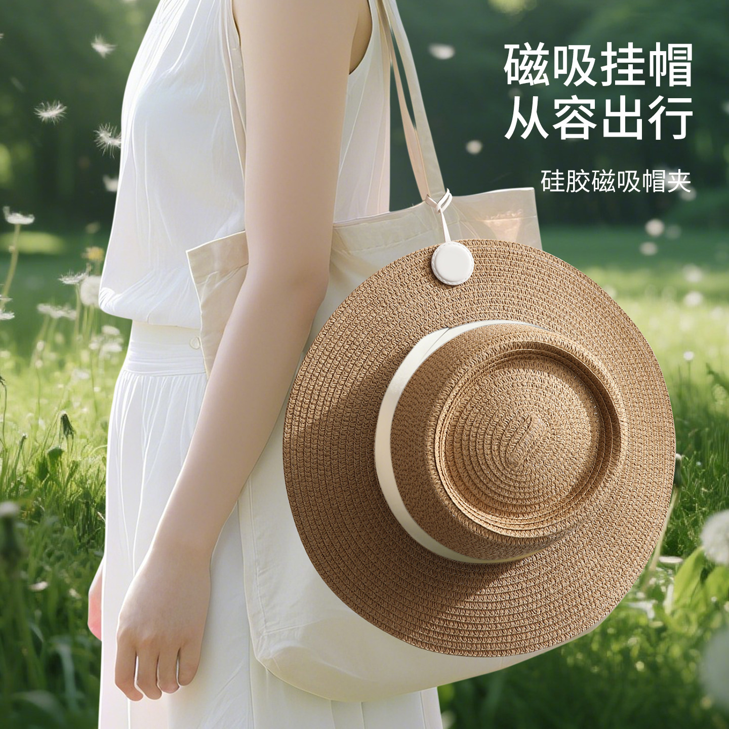 硅胶磁吸帽夹外出太阳帽便携收纳包包挂帽子防丢挂扣旅行防掉神器,收纳整理,挂钩/粘钩,淘宝优惠券,粉丝福利购,淘宝优惠卷
