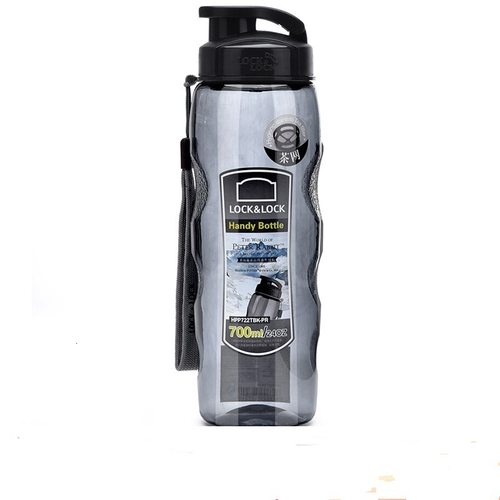 运动水杯 大容量户外旅行塑料水杯子 700ml 黑色 HPP722TBK-PR