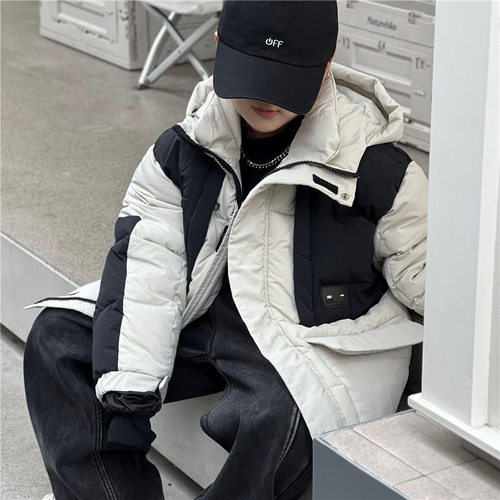 波拉bora冬款儿童中长款羽绒服 90白鸭绒户外登山男女童羽绒服