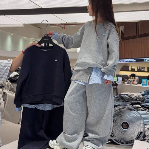 波拉bora女童秋季套装儿童韩版休闲洋气卫衣女孩屁帘阔腿裤两件套