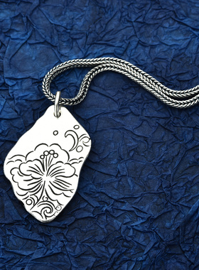 饰品足银挂件复古汉服吊坠送女友