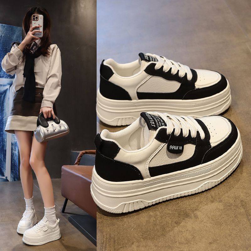 工厂尾货休闲小白鞋女春季时尚厚底运动板鞋学生单鞋,女鞋,休闲板鞋,淘宝优惠券,粉丝福利购,淘宝优惠卷