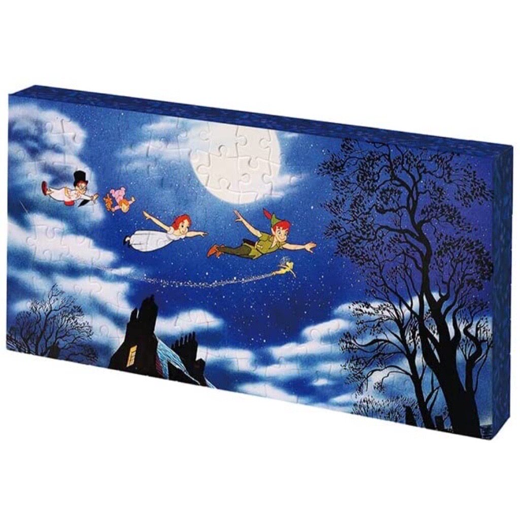 【disney日本代购】小飞侠peter pan彼得潘小叮当立体拼图120片