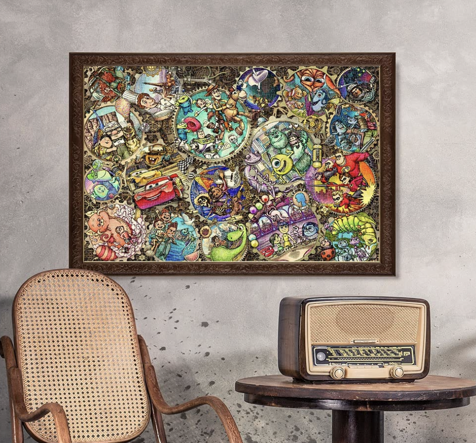 【disney日本代购】皮克斯齿轮世界拼图1000片