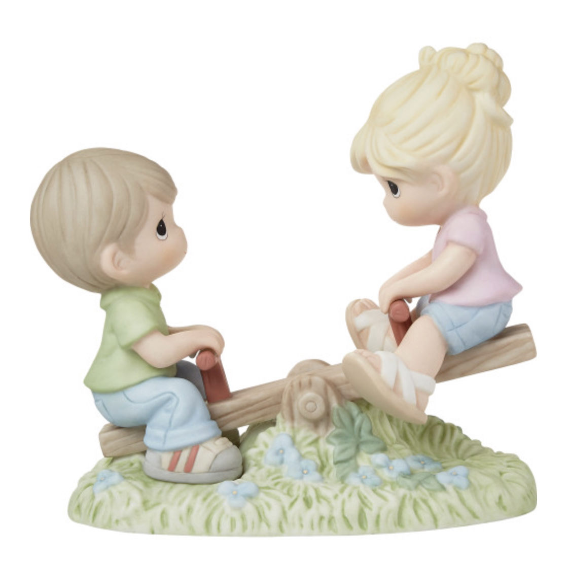 together through all滑滑梯情侣水滴娃娃摆件