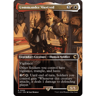 Mustard Commander 黃軍官 金 拉尼卡妙探尋兇 多色 英文 萬智牌