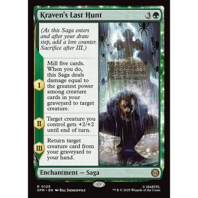 万智牌 Kraven's Last Hunt 克莱文最后的狩猎 平/闪/扩画 SPM