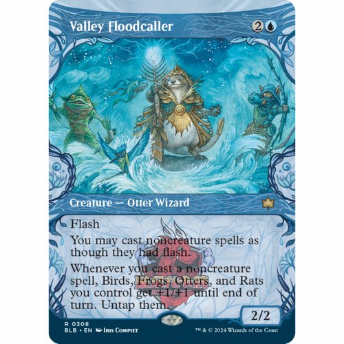 呆呆龙万智牌 苍茂谷唤洪师 Valley Floodcaller 异画 0308 平/闪