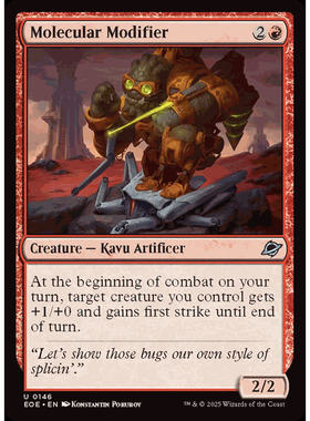 呆 万智牌 分子修饰师 Molecular Modifier 平/闪 虚空边域 EOE