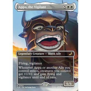 万智牌 Appa, the Vigilant 警醒的阿柏 TLE 异画 平/闪
